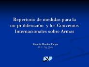 Repertorio de medidas para la  no-proliferaci