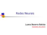 Redes Neurais