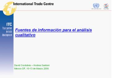 Fuentes de informaci