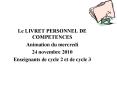 Le LIVRET PERSONNEL DE COMPETENCES PowerPoint PPT Presentation