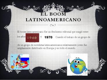 EL BOOM  LATINOAMERICANO