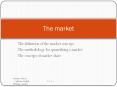The definition of the market concept PowerPoint PPT Presentation