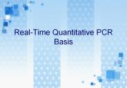 Real-Time Quantitative PCR Basis
