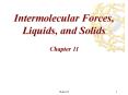 Intermolecular Forces, Liquids, and Solids PowerPoint PPT Presentation