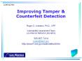 Improving Tamper PowerPoint PPT Presentation
