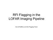 RFI Flagging in the LOFAR Imaging Pipeline
