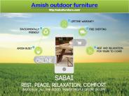 Amish porch swing