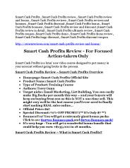 Smart Cash Profits review - a top notch weapon