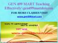 GEN 499 MART Teaching Effectively gen499martdotcom PowerPoint PPT Presentation