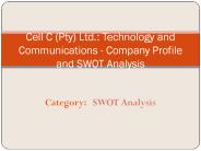 SWOT Analysis of C Ltd: Aarkstore