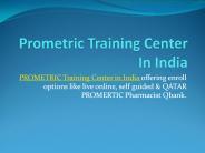 PROMETRIC Training Center in India