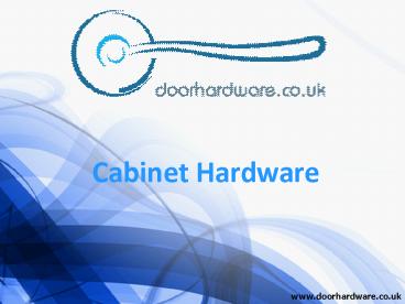 Cabinet Hardware- Cabinet Pulls