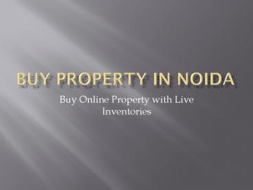 Buy Property in Noida