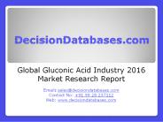 Gluconic Acid Market Analysis 2016 Development Trends