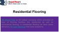 Residential flooring. PowerPoint PPT Presentation