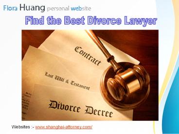 Find the Best Divorce Lawyer in Your City