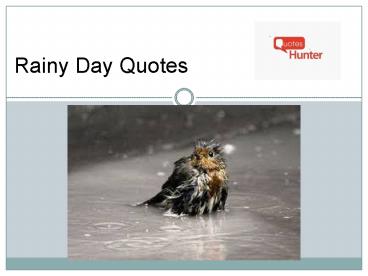 Rainy Day Quotes (11)