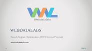 SEO services providers in Mysore - Webdatalabs
