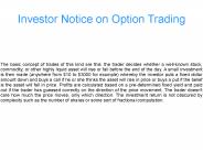 Easy Options Trading - The Binary Option