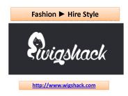 Imagination Collection of fiber wigs