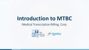 Introduction to MTBC