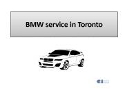 BMW Service in Toronto