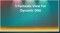 5 Fantastic View For Dynamic DNS PowerPoint PPT Presentation