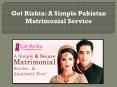 Pakistan  Matrimonial sites PowerPoint PPT Presentation