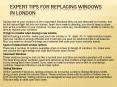 Expert Tips for Replacing Windows in London PowerPoint PPT Presentation