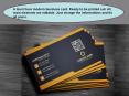 Business Card design PowerPoint PPT Presentation