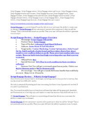 Script Engage review - secret of Script Engage