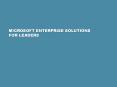 Microsoft Enterprise Business Solutions for Leaders PowerPoint PPT Presentation