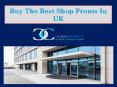 Double Glazed Shop Fronts | Electric Doors - Calibar Contracts PowerPoint PPT Presentation