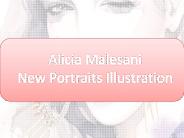 Alicia Malesani New Portraits Illustration