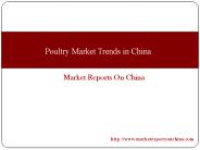 Poultry Market Trends in China