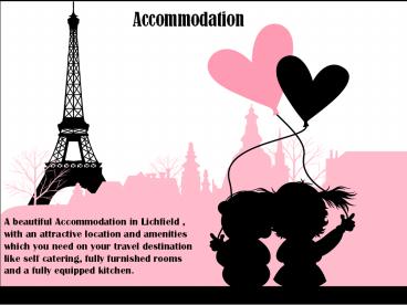 Self Catering Staffordshire