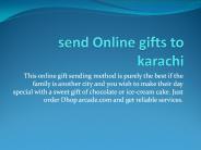 send Online gifts to karachi