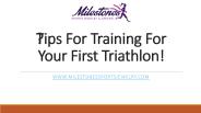 Tips for your first Triathlon