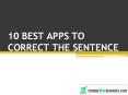 10 Best Apps to Correct the Sentence PowerPoint PPT Presentation