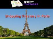 Shopping Itinerary In Paris