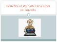 Website Developer Toronto PowerPoint PPT Presentation