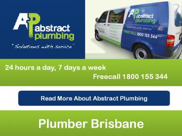 Plumber Brisbane - Abstract Plumbing (1)