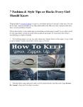 7 Fashion & Style Tips or Hacks Every Girl Should Know PowerPoint PPT Presentation