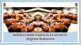 Delicious Multi-Cuisine to be Served in Brighton Restaurant PowerPoint PPT Presentation