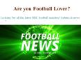 Football News PowerPoint PPT Presentation