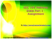 SOC 100 Midterm Exam Part 1 Assignment