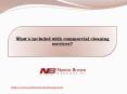 What's included with commercial cleaning services? PowerPoint PPT Presentation