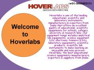 Scientific Equipments Mnaufacturers India