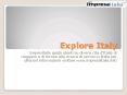 Explore Italy PowerPoint PPT Presentation