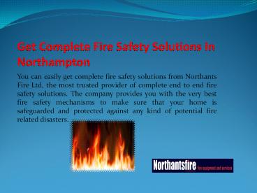 Get Complete Fire Safety Solutions In Northampton (1)